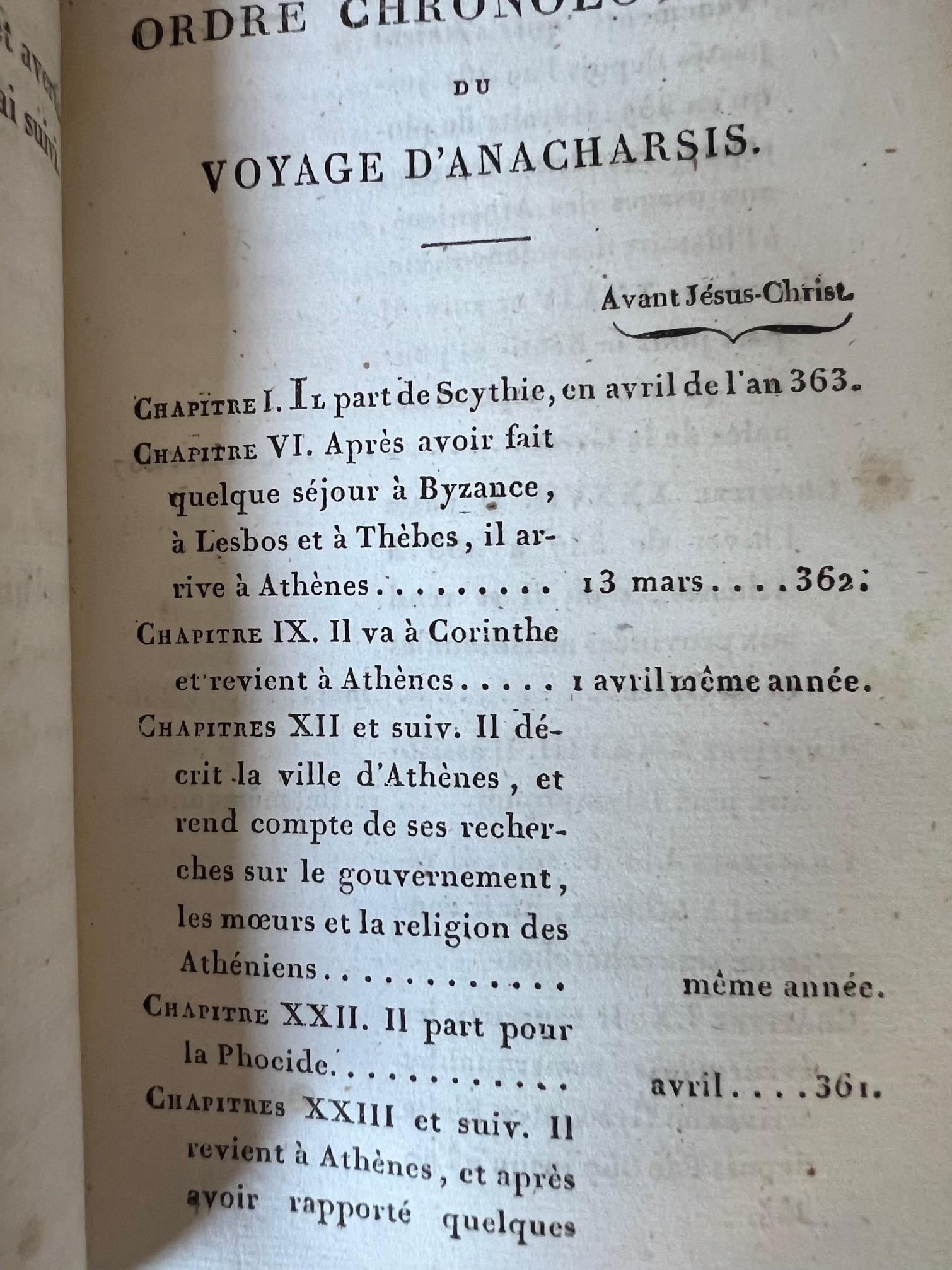 Ensemble de sept livres reliés en cuir par Barthelemy avec lettre, Paris, vers 1840 en vente 1