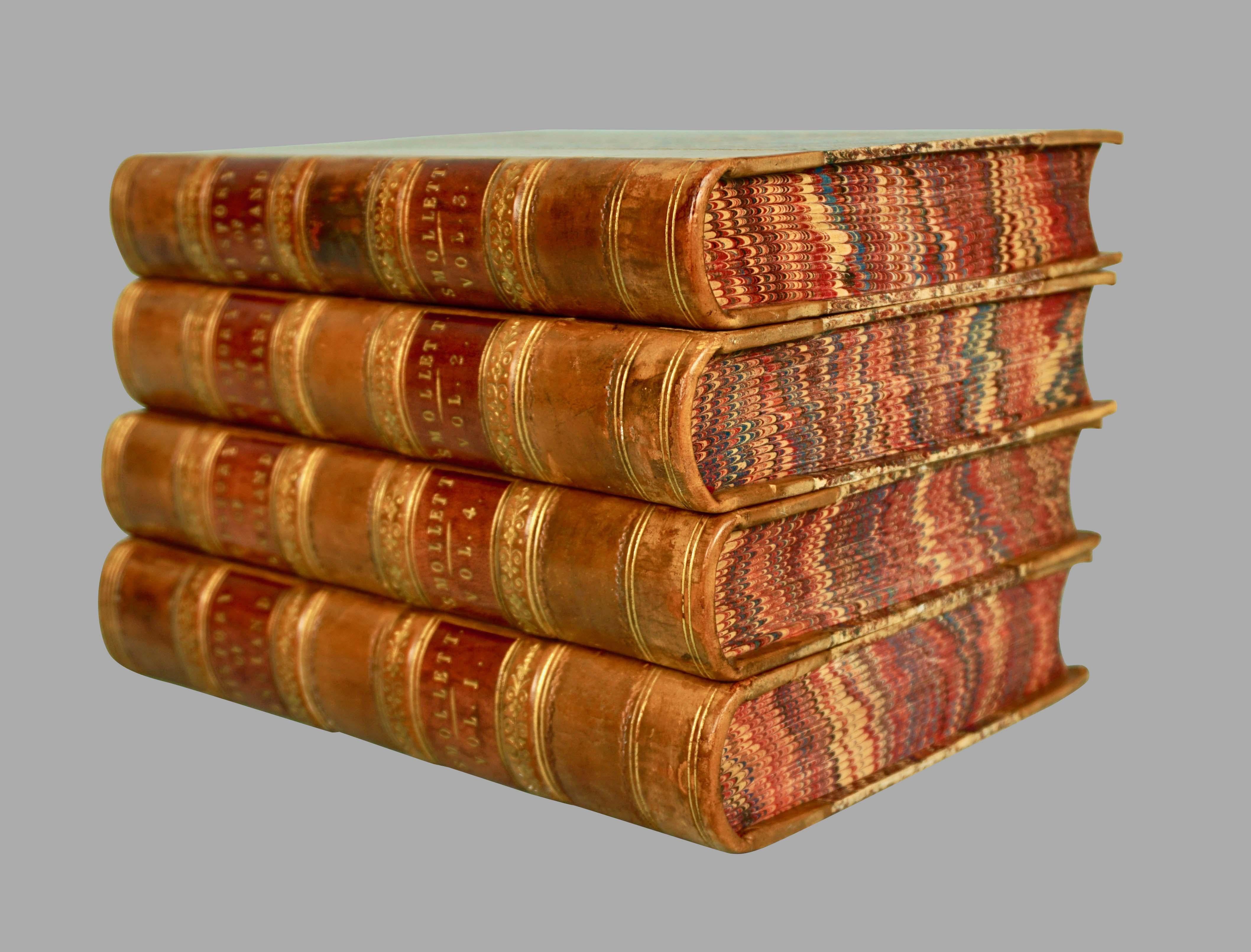 Leather Bound History of England by David Hume and Tobias Smollett in 10 Volumes 6