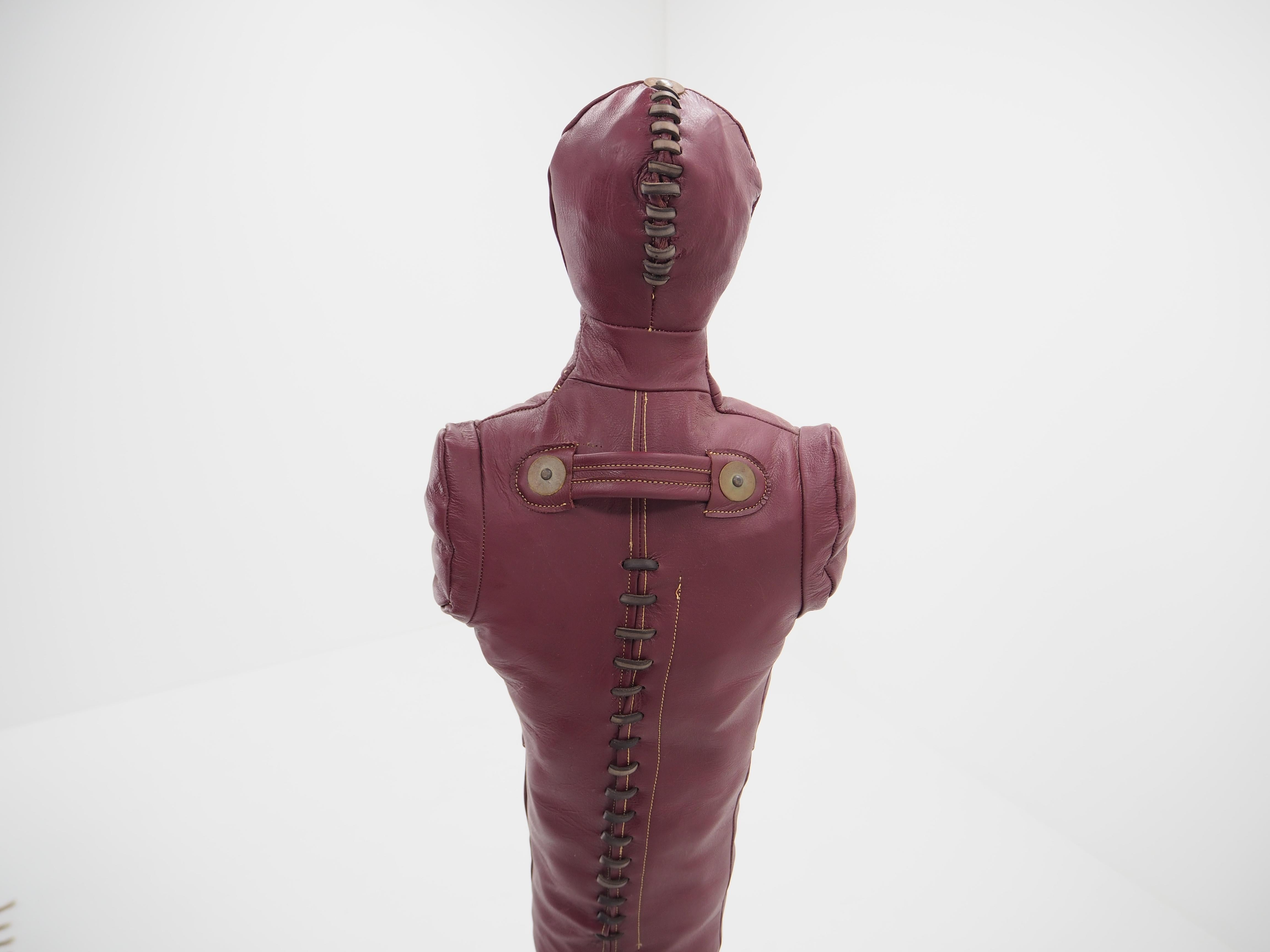 Contemporary Leather Boxing Dummy