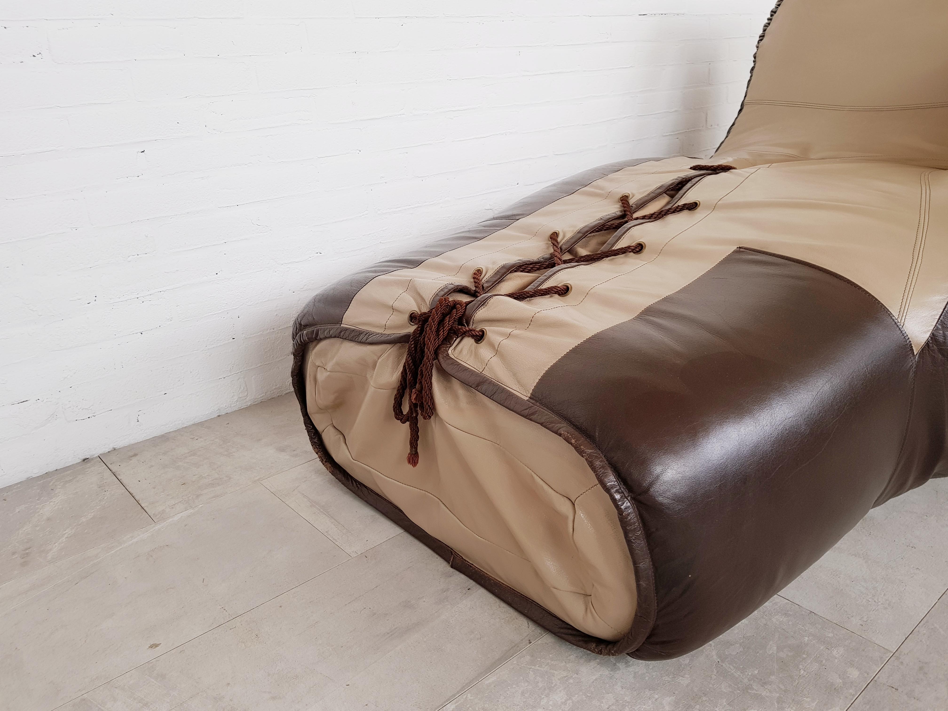 Boxhandschuh-Loungesessel aus Leder von De Sede (Postmoderne)