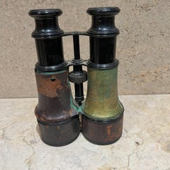 Leather & Brass French Opera Binoculars Lemaire Fabt Paris