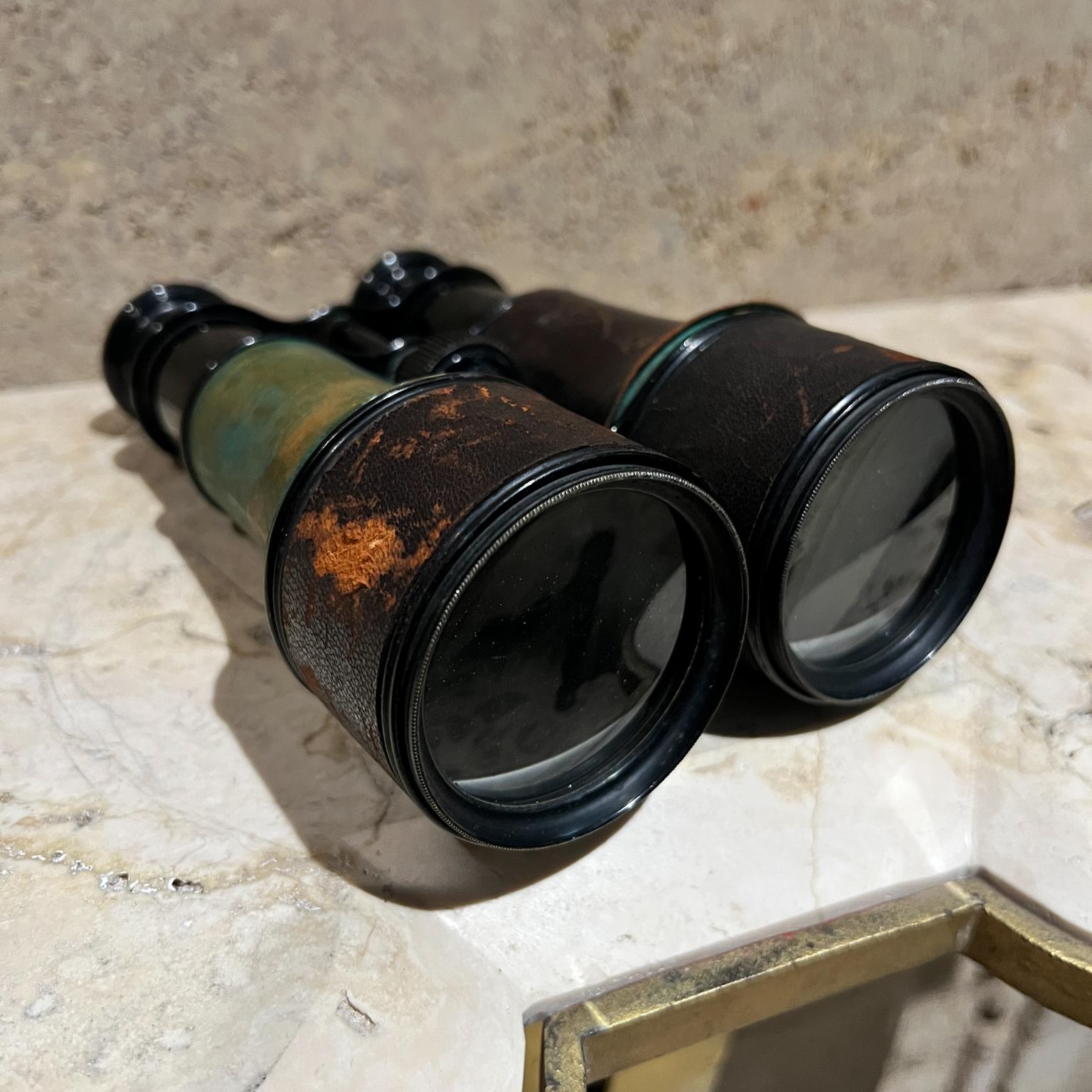 Leather & Brass French Opera Binoculars Lemaire Fabt Paris For Sale 1