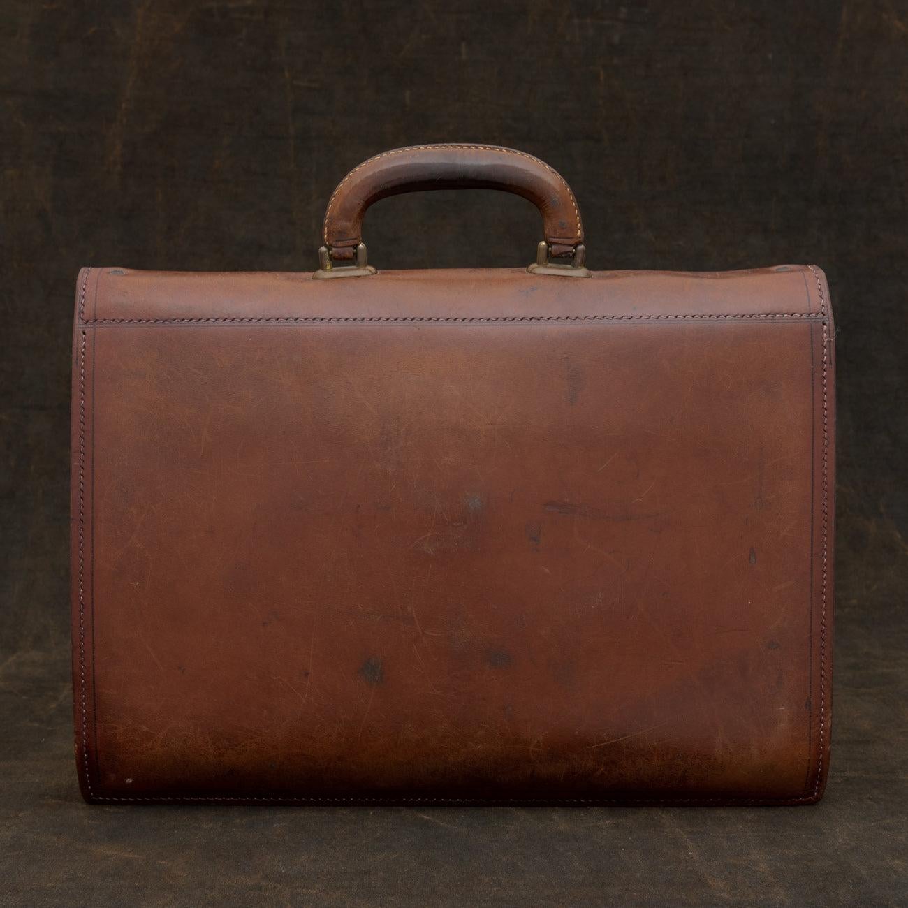 British Leather Briefcase by Pendragon, circa 1950