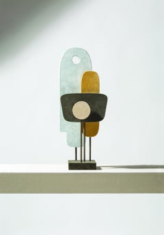 Scultura in pelle e bronzo Stephane Parmentier per Giobagnara Tabou Sculpture 1