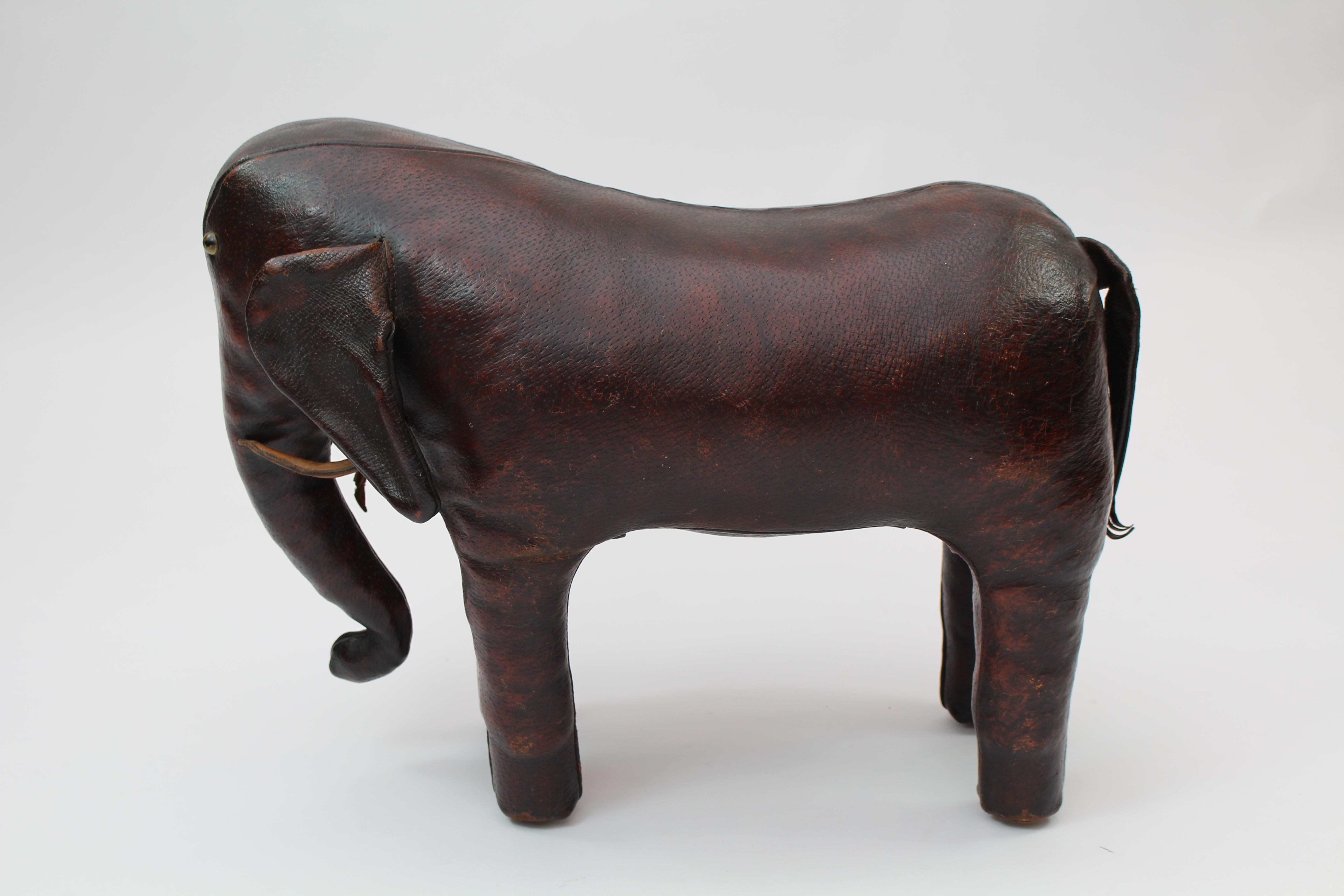 Leather Brown Elephant by Dimitri Omersa 2