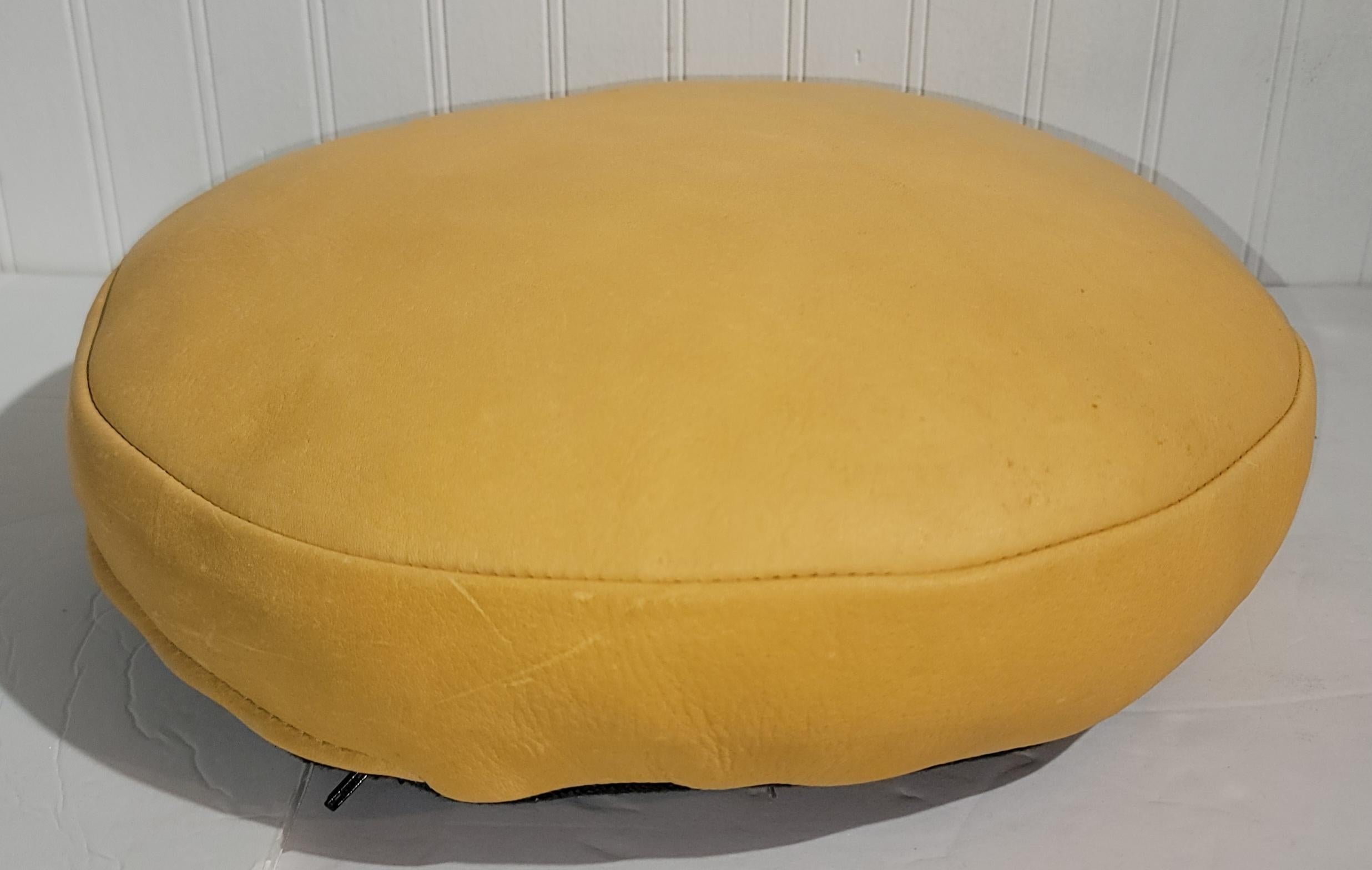 Stile Adirondack Cuscino di seduta in pelle di daino in vendita