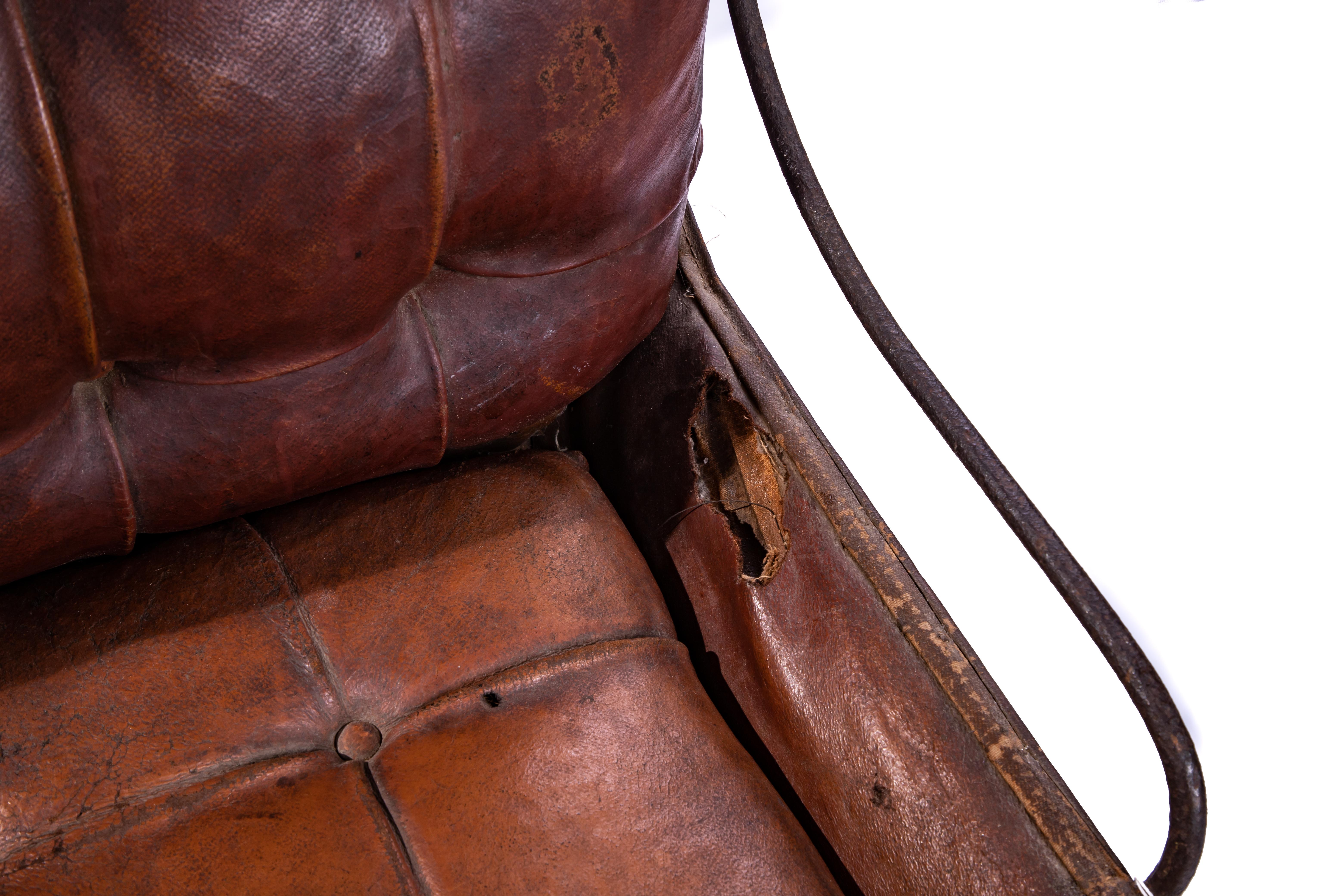 Leather Buggy Bench, 19th Century For Sale 4