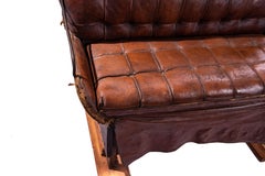 Leather Buggy Bench, 19th Century