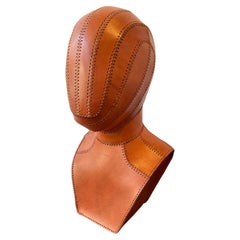 Used Leather Bust Of Man
