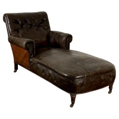 Leather Buttoned Daybed