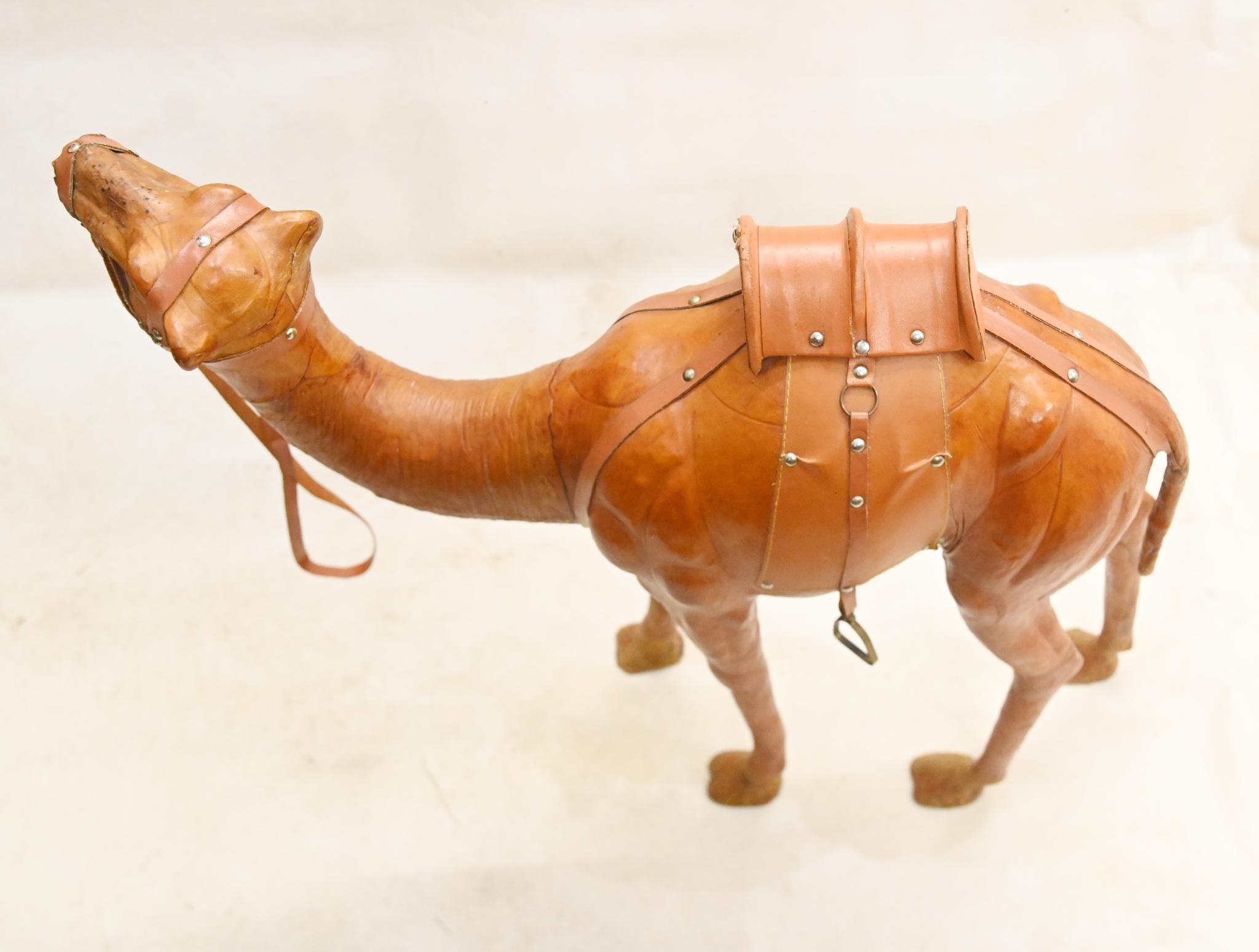 You are viewing a gorgeous leather camel by Liberty's of London
Good size at almost three feet tall - 76 CM
Circa 1920s
Viewings available by appointment
Offered in great shape ready for home use right away
We ship to every corner of the planet -