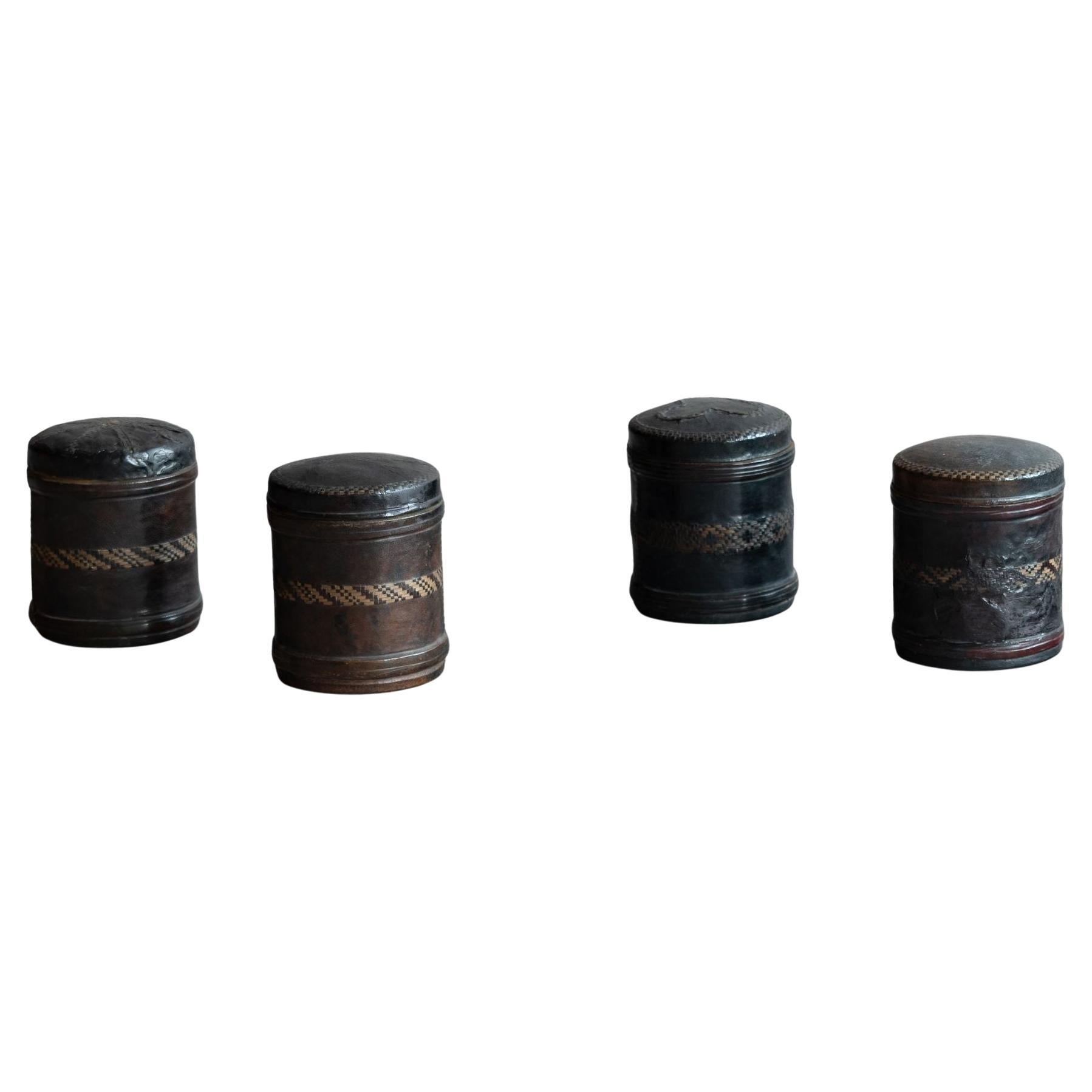Leather Canisters