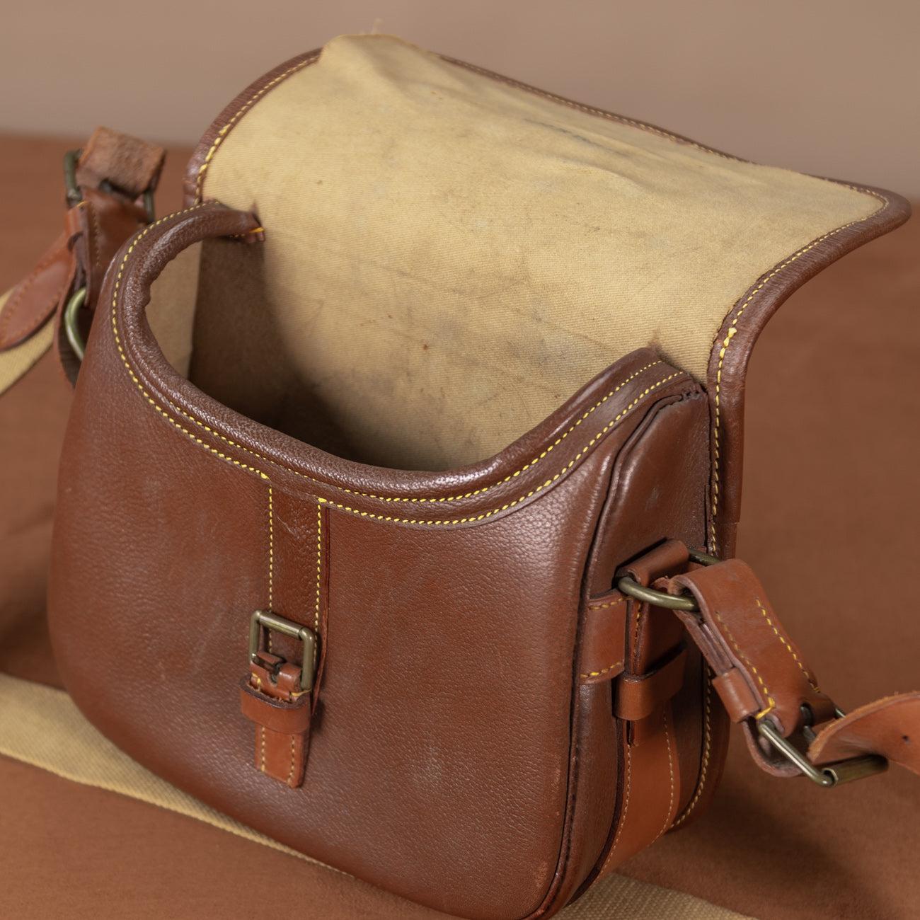 Leather Cartridge Bag, circa 1960 In Good Condition In London, GB