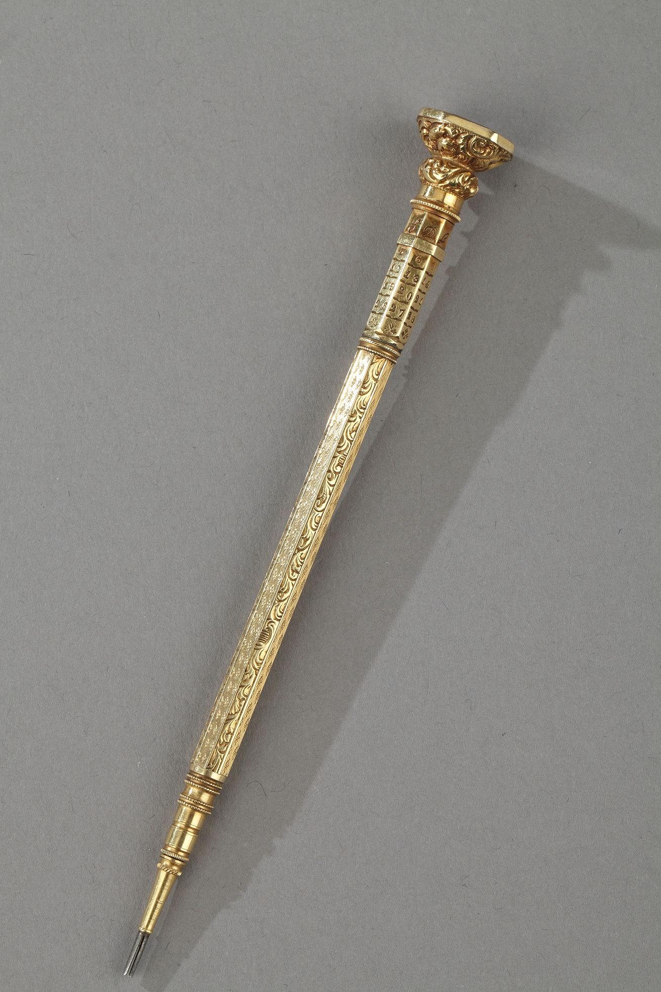 Astuccio in pelle con miniatura firmata Berny d'Ouvillé in vendita 8