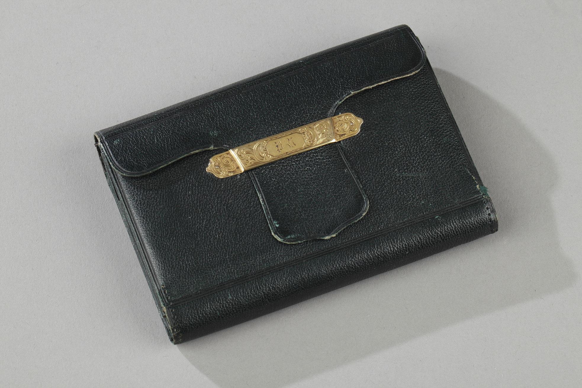 Astuccio in pelle con miniatura firmata Berny d'Ouvillé in vendita 2