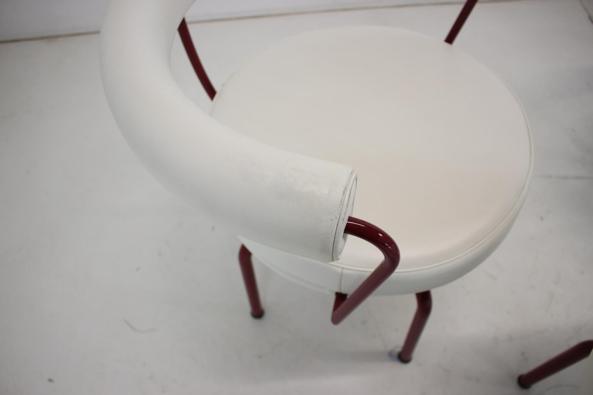 Italian Leather Cassina Swivel Arm Chair LC7 by Le Corbusier, Perriand & Jeanneret For Sale