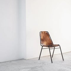 Leather Chair by Dal Vera, Les Arcs 1800, France, 1970s