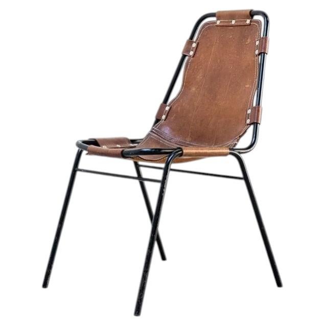Silla de cuero de Dal Vera, Les Arcs 1800, Francia, años 70 en venta