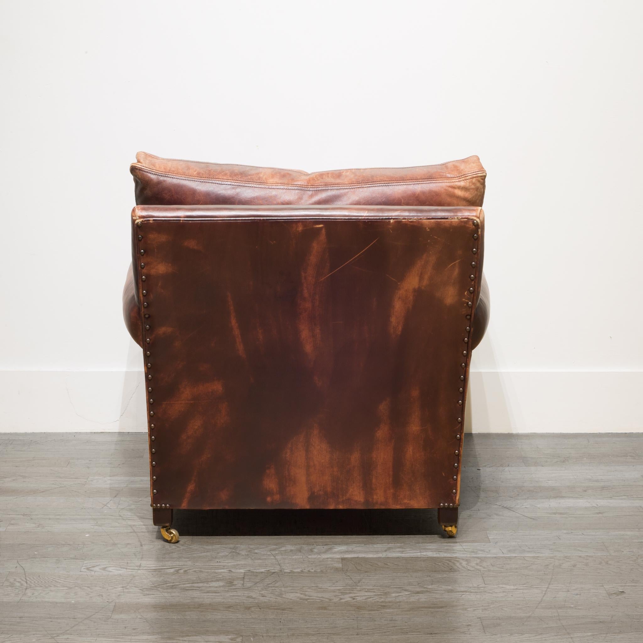 Leather Chair by George Smith In Good Condition In San Francisco, CA