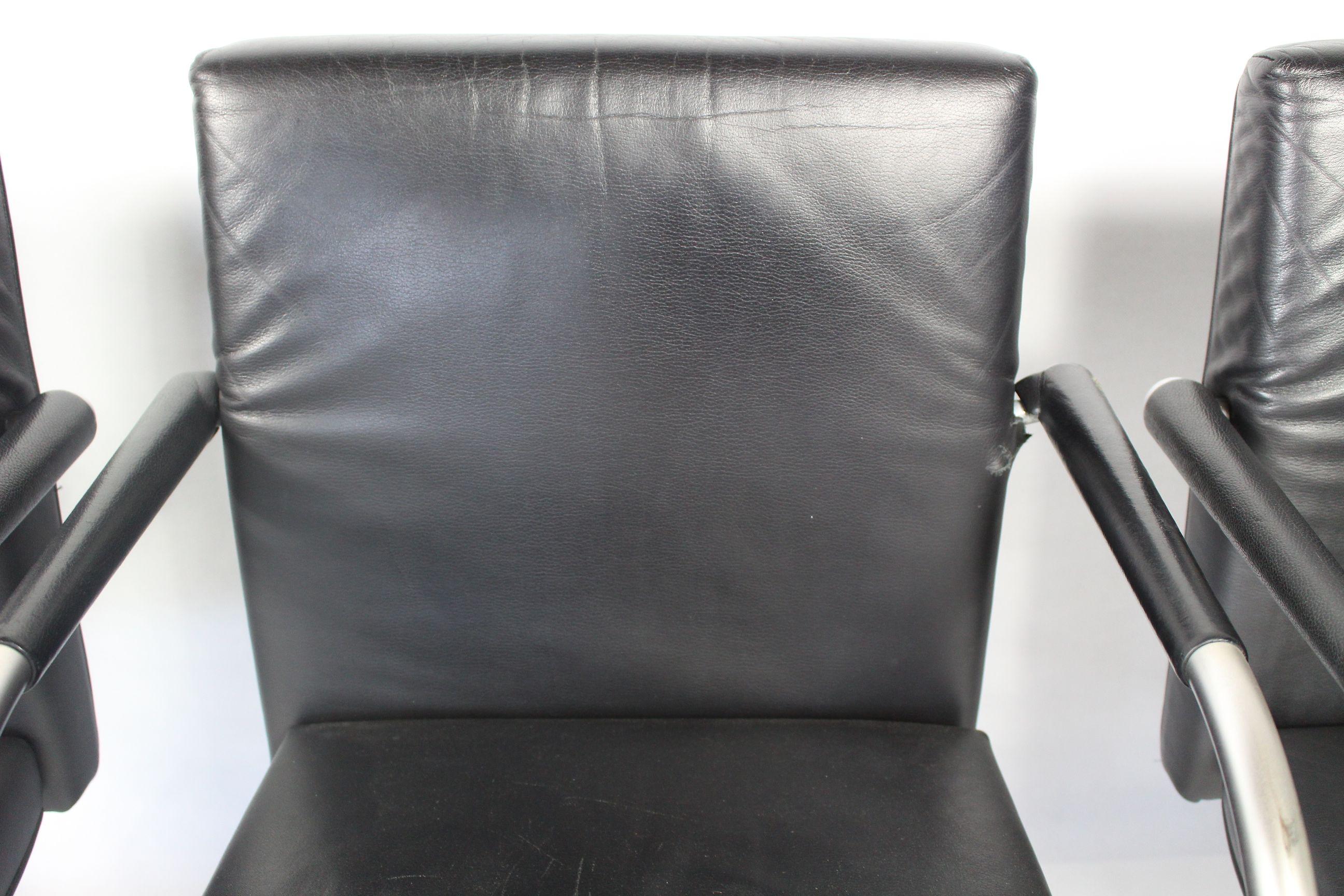 Leather Chairs by Antonio Citterio for Vitra For Sale 7