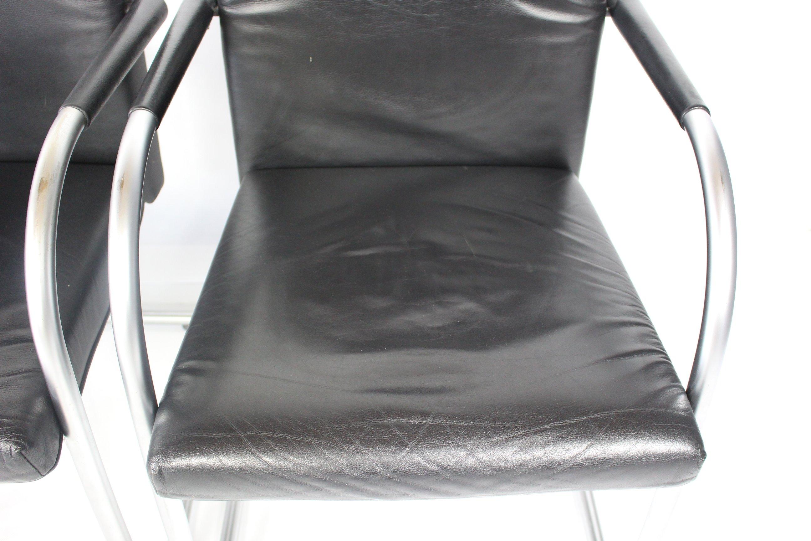 Leather Chairs by Antonio Citterio for Vitra For Sale 11