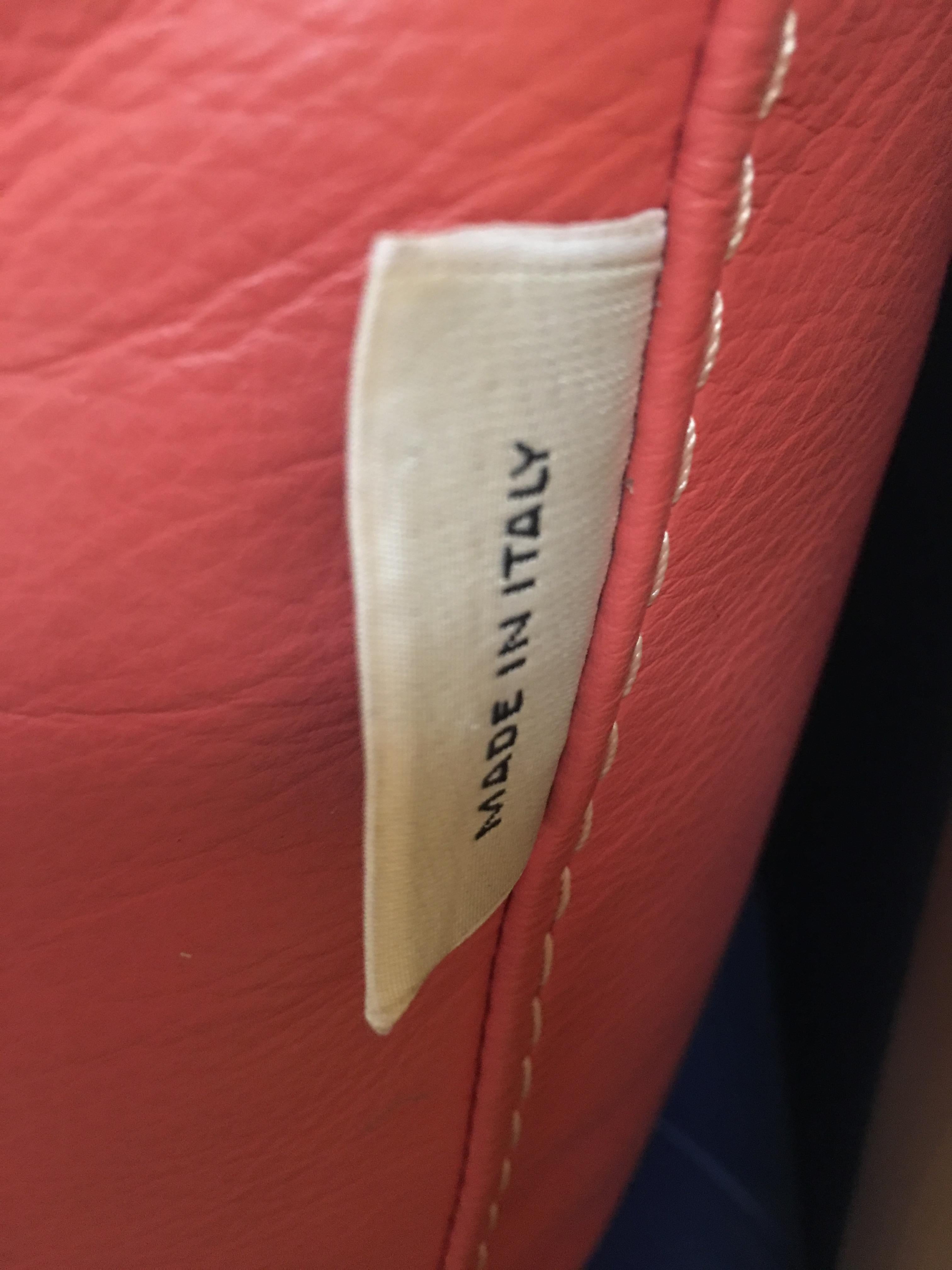 Leather Chaise by Gamma Arredamenti 3