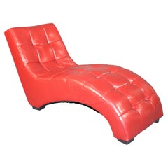 Leather Chaise Lounge
