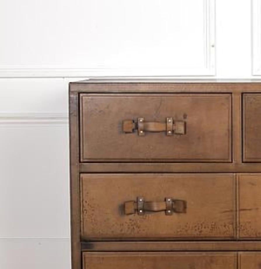 leather chest of drawers