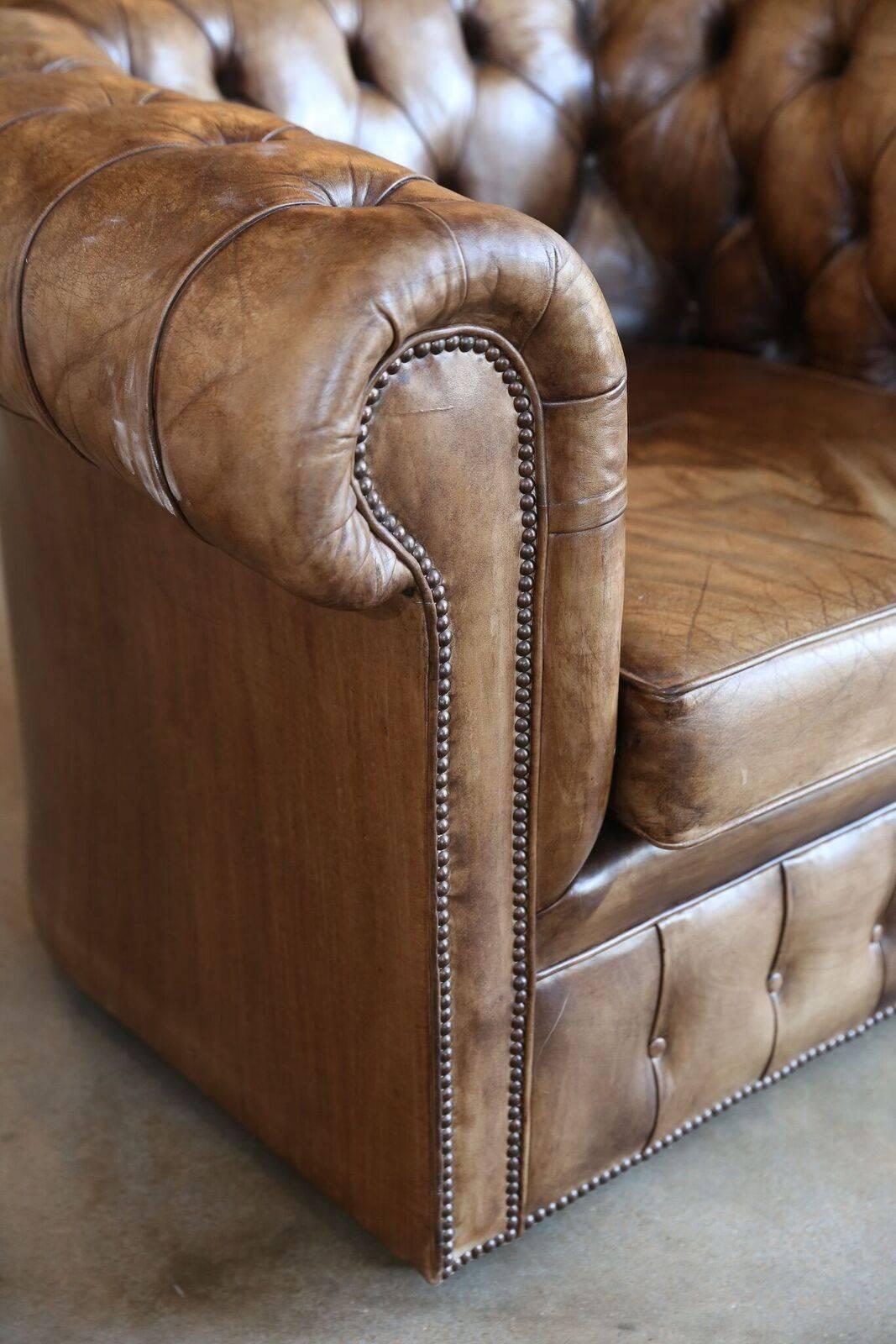 chesterfield chair leather