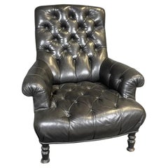 Fauteuil club Chesterfield, circa 1930/1950 en très bon état