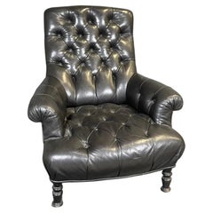 Chesterfield Clubsessel aus Leder, ca. 1930/1950 sehr guter Zustand