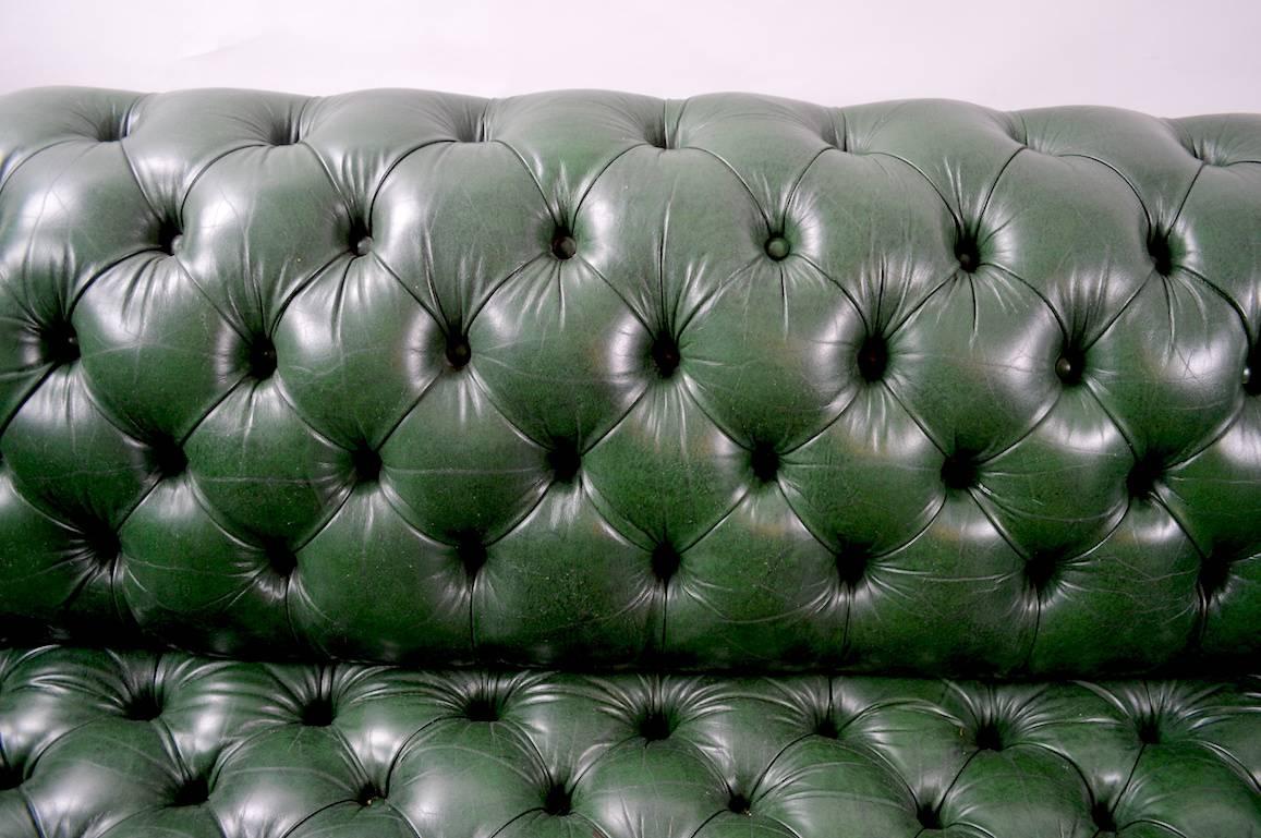 Leather Chesterfield Sofa by Hancock and Moore 2