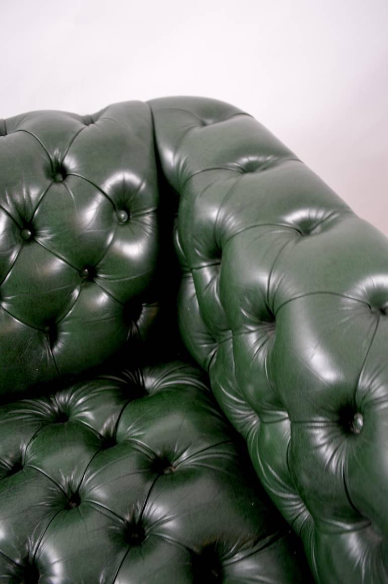 Leather Chesterfield Sofa by Hancock and Moore 3