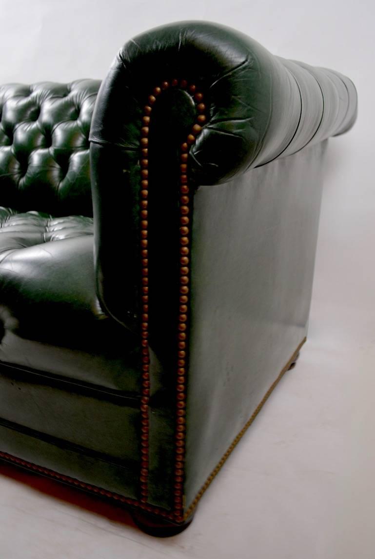 Leather Chesterfield Sofa by Hancock and Moore 5