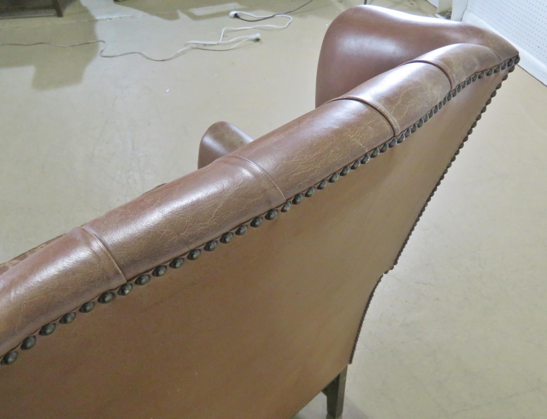 leather fireside chairs for sale