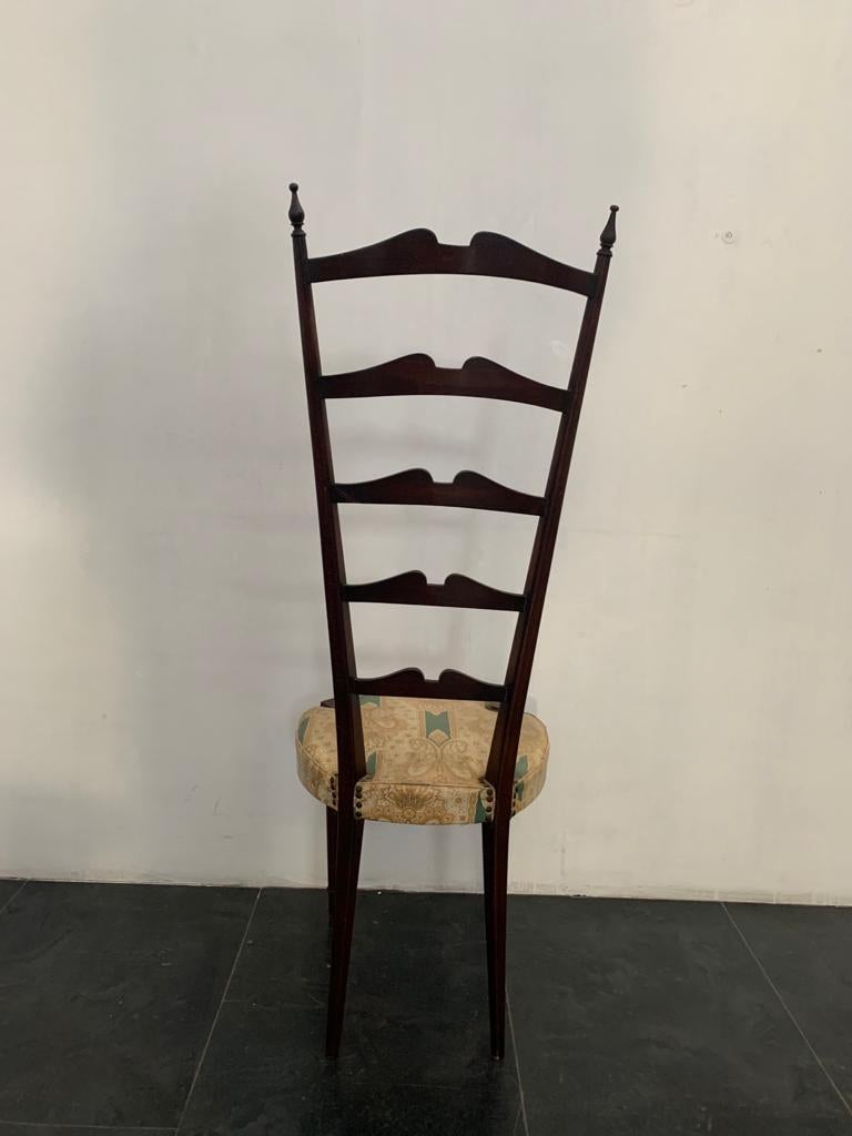 Leather Chiavarina Dining Chair, 1950s For Sale 1