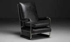 Leder & Chrom Lounge, Amerika um 1940