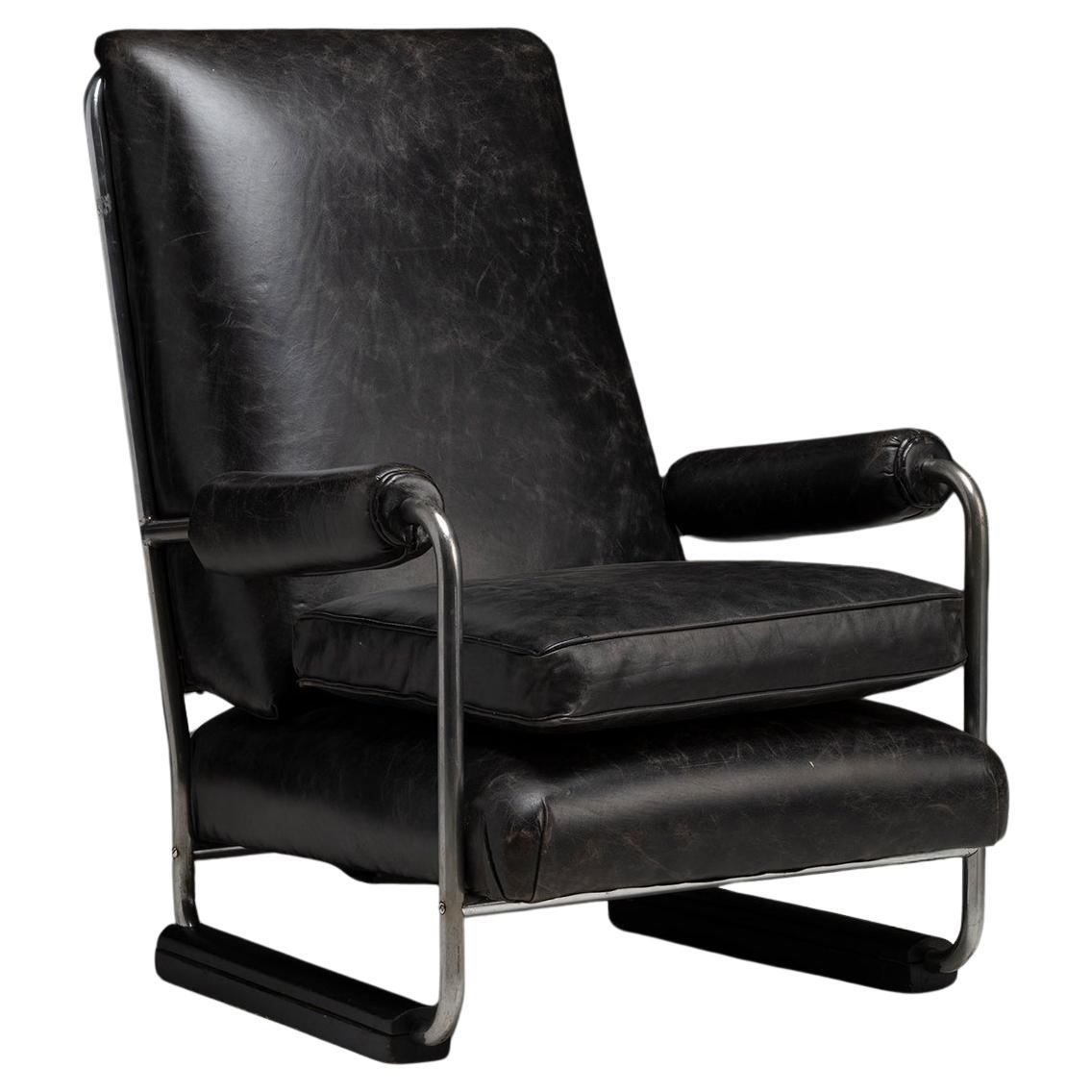 Leder & Chrom Lounge, Amerika um 1940