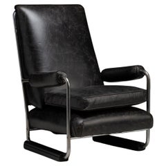 Leather & Chrome Lounge, America circa 1940