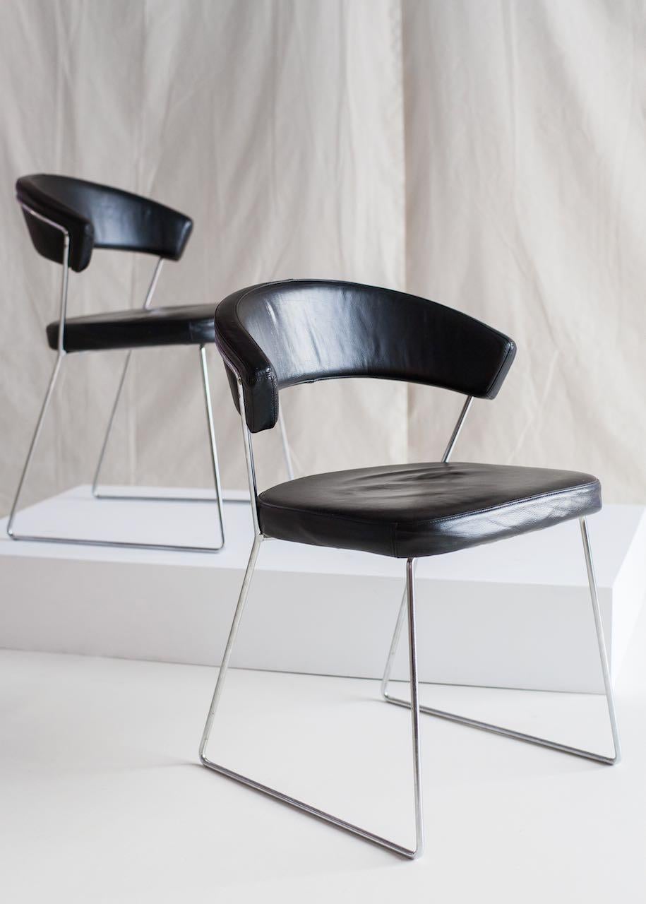 Calligaris was born in 1923 as a small wood workshop in Manzano, a village in Northeast Italy. Like Porada Arredi, it was one of those small family businesses that started crafting chairs and tables from home. The Marocco chair (a typical chair from