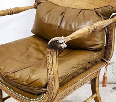 Leather " Cleopatra " Armchair by Fergusson Copeland