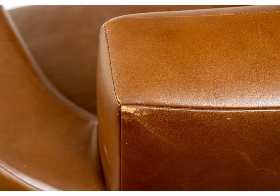 Leather Club Chair by John Hutton for Holly Hunt 5