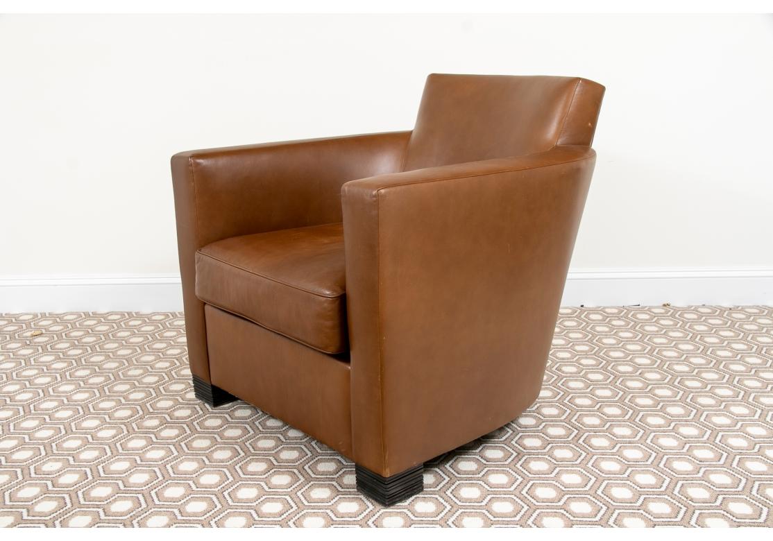 Leather Club Chair by John Hutton for Holly Hunt 2