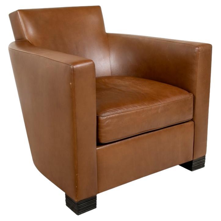 Leather Club Chair by John Hutton for Holly Hunt