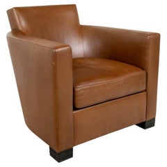 Leather Club Chair by John Hutton for Holly Hunt