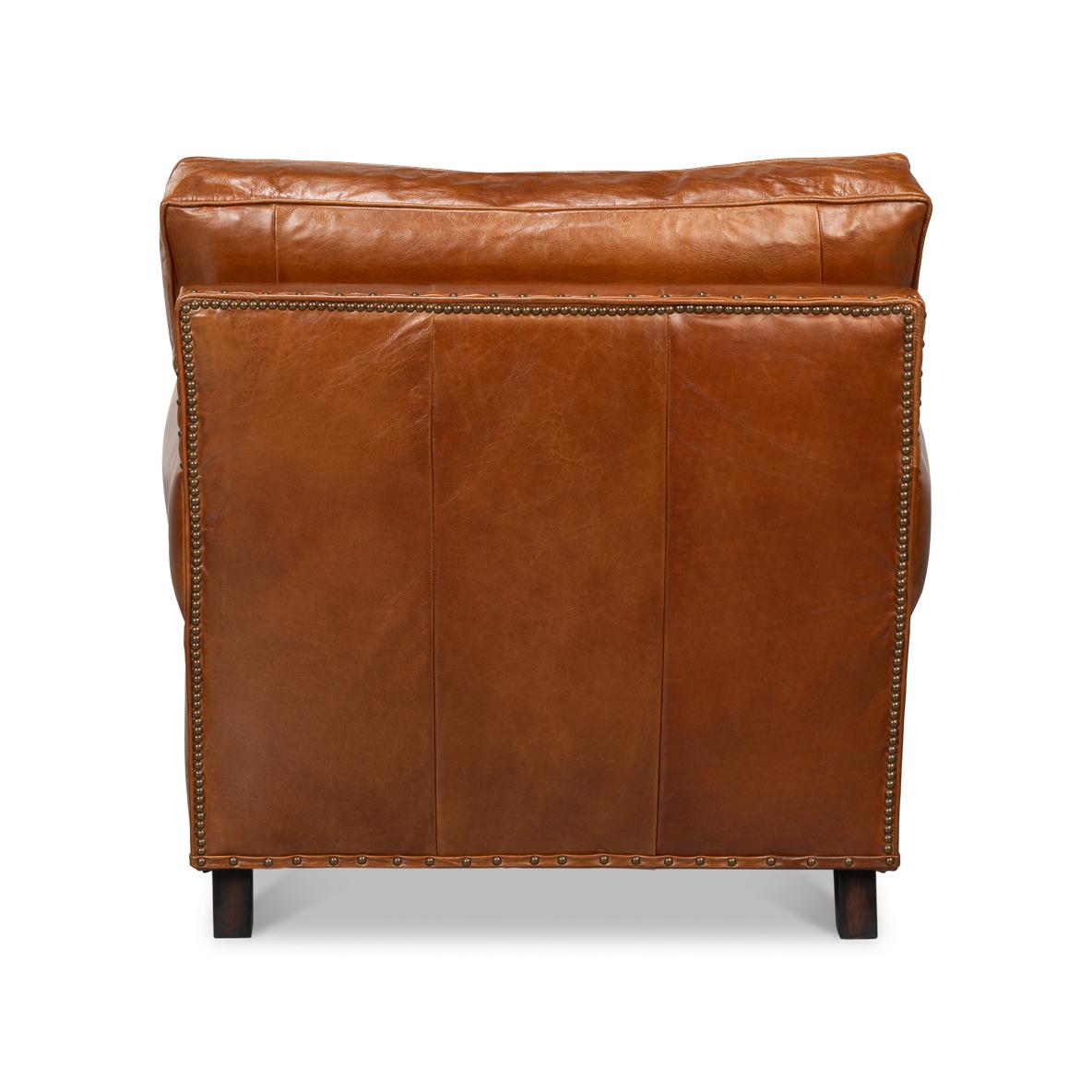 leather smoking chair