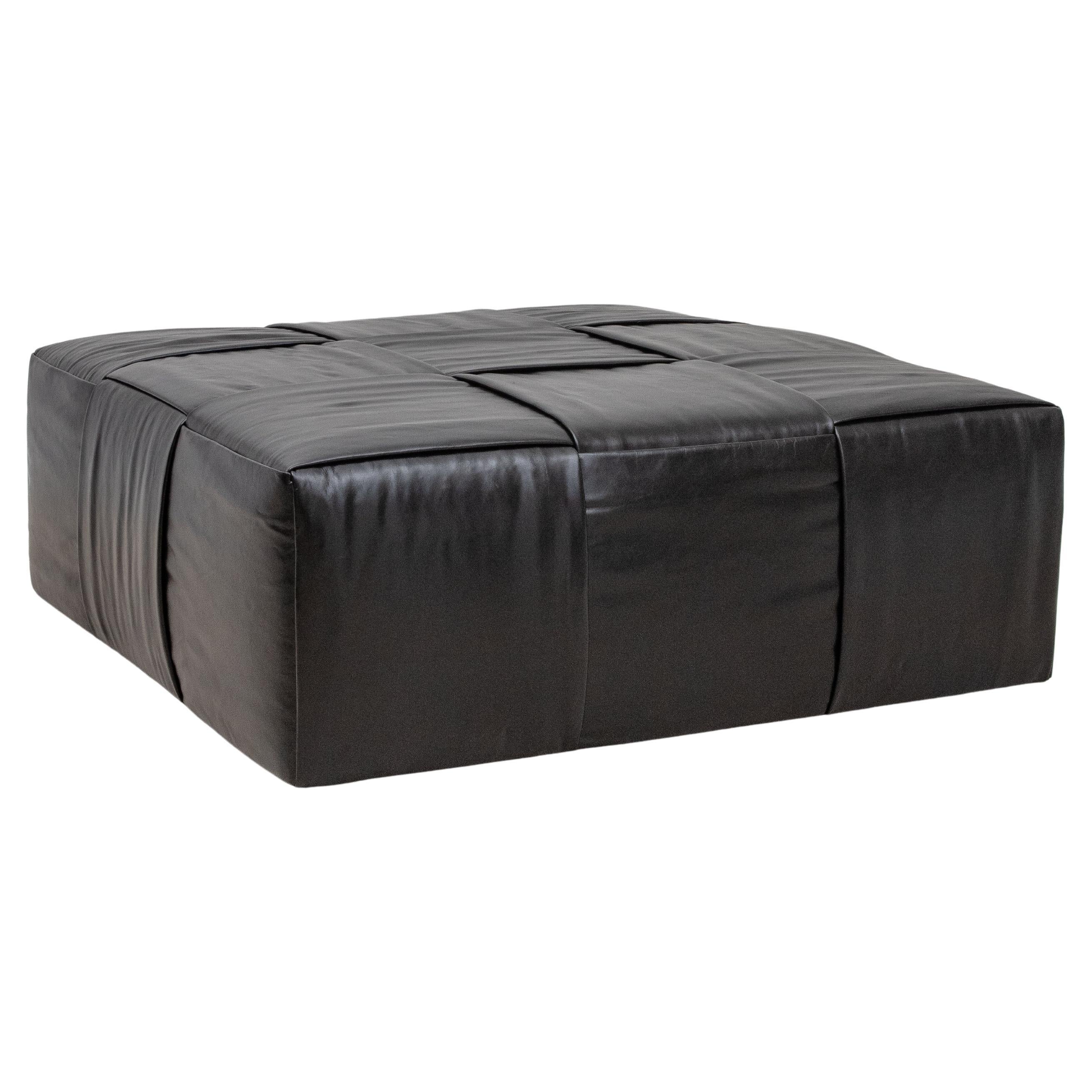 Leather Coffee Table / Ottoman by MOGUL For Sale