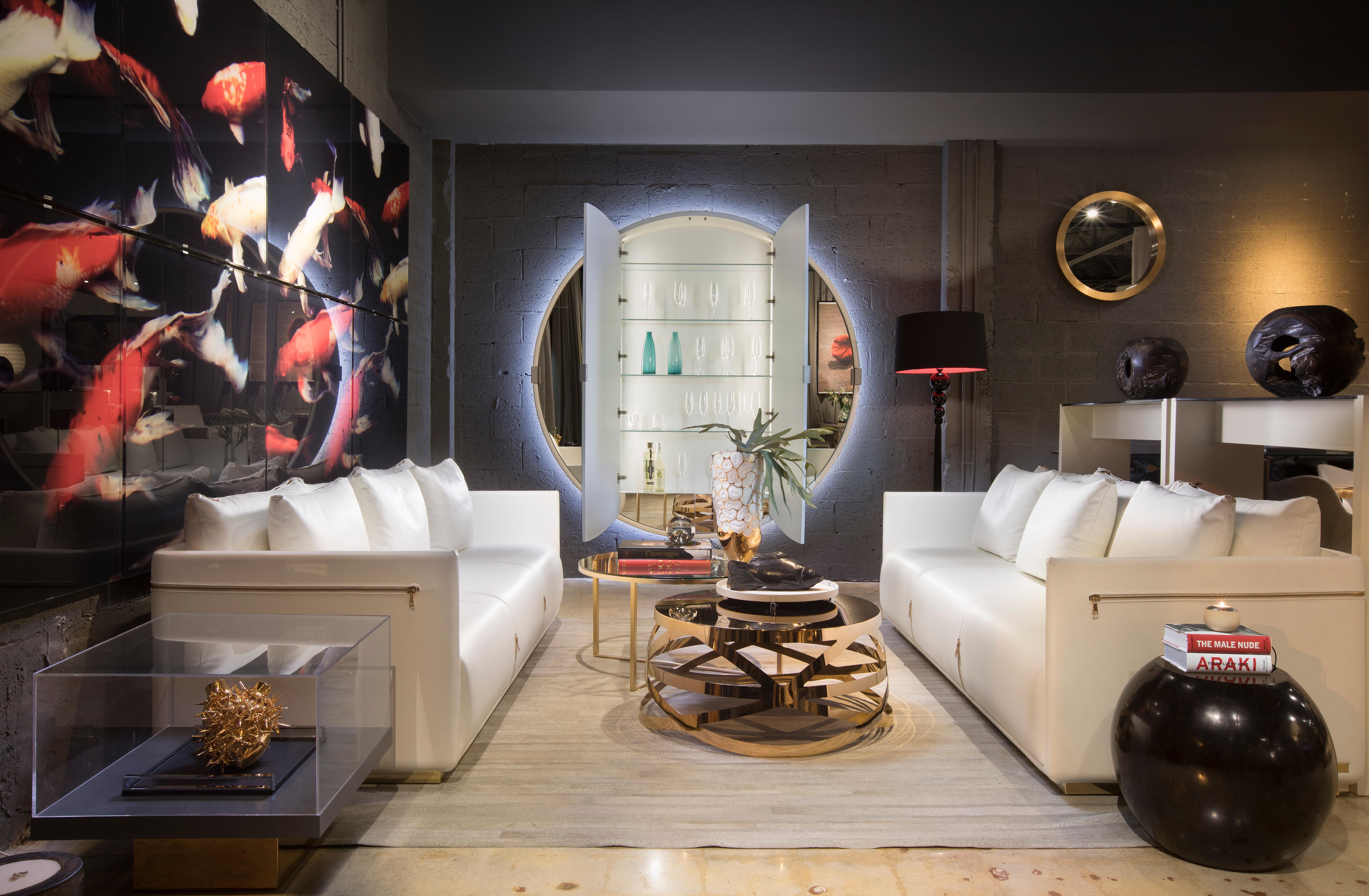 Zeitgenössisches Leder-Sofa, LAMPO (21. Jahrhundert und zeitgenössisch) im Angebot
