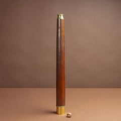 Leather Covered Brass Naval Telescope, Circa 1910