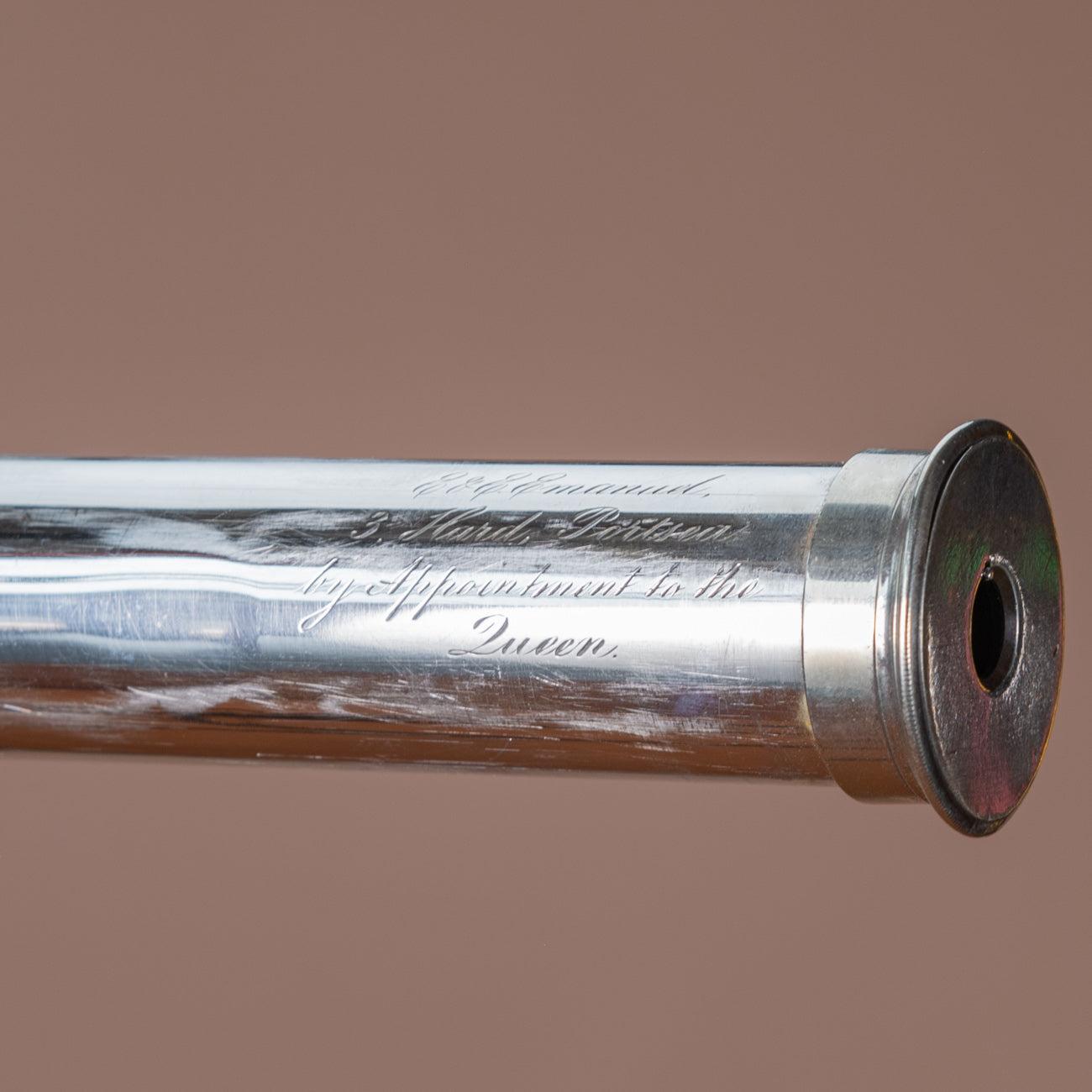 Leather Covered 'Flag' Telescope, circa 1890 In Good Condition In London, GB